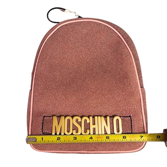 Moschino Mini Barbie Pink Glitter Backpack/ Crossbody main image 7